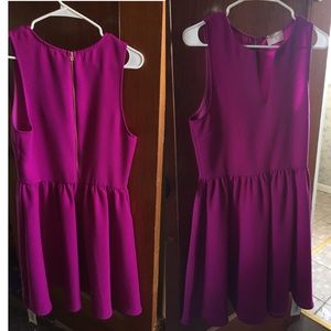 Magenta Everly Skater Dress